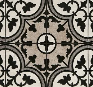 30x85 GLORIA ANTRASİT BEYAZ DEKOR REKTİFİYE