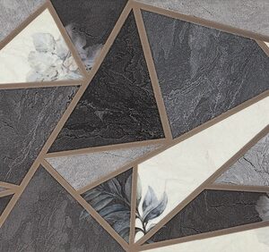 30x85 ATLANTİS ANTRASİT BEYAZ DEKOR REKTİFİYE