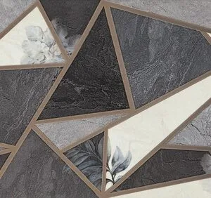 30x85 ATLANTİS ANTRASİT BEYAZ DEKOR REKTİFİYE